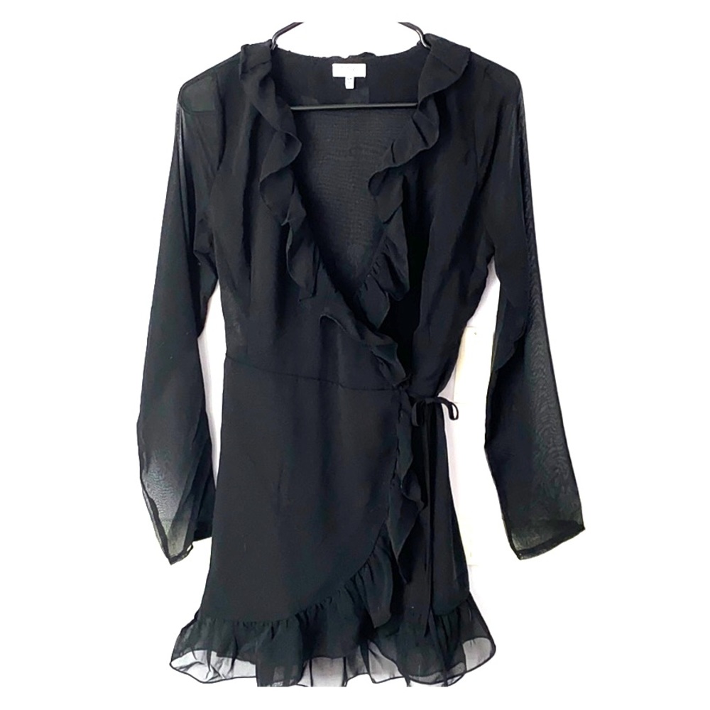 Black long sleeve dress